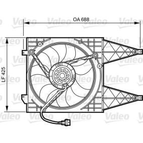 Køb Køleventilator af VALEO 696374 til den lave pris 1946,02 DKK