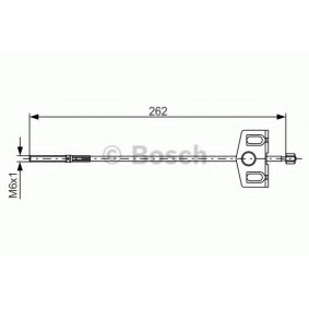 Handbremsseil 1 987 482 337 von BOSCH günstig für 15,11 € online kaufen