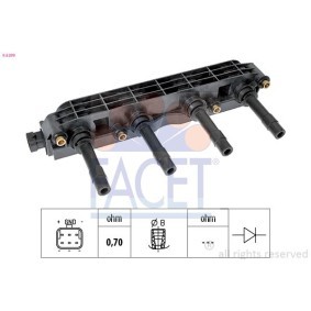 Compre Kit de reparação, distribuidor de ignição da FACET BT.0154 a um preço baixo por 40,53 €
