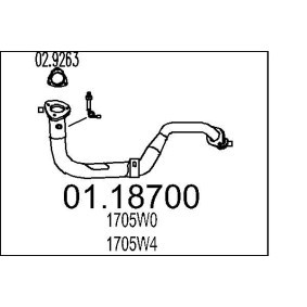 Abgasrohr 01.18700 von MTS günstig für 51,62 € online kaufen