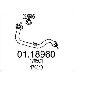 Abgasrohr 01.18960 von MTS günstig für 64,66 € online kaufen