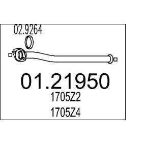 Abgasrohr 01.21950 von MTS günstig für 21,09 € online kaufen
