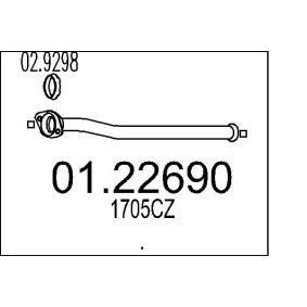 Abgasrohr 01.22690 von MTS günstig für 29,75 € online kaufen