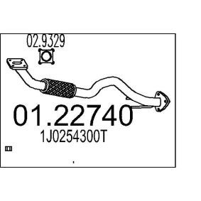 Abgasrohr 01.22740 von MTS günstig für 62,54 € online kaufen