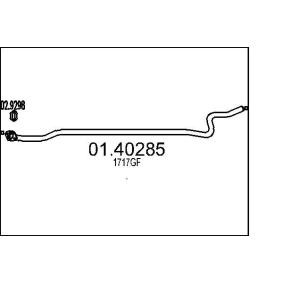 Abgasrohr 01.40285 von MTS günstig für 53,31 € online kaufen