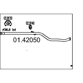 Abgasrohr 01.42050 von MTS günstig für 35,63 € online kaufen