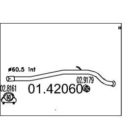 Abgasrohr 01.42060 von MTS günstig für 47,55 € online kaufen