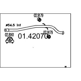 Abgasrohr 01.42070 von MTS günstig für 46,08 € online kaufen