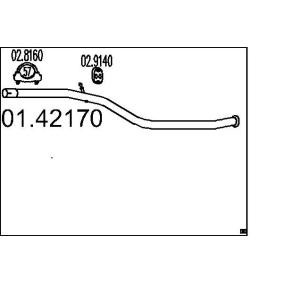 Abgasrohr 01.42170 von MTS günstig für 40,95 € online kaufen