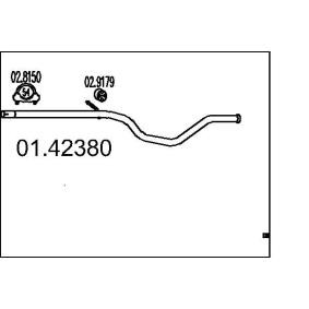 Abgasrohr 01.42380 von MTS günstig für 42,02 € online kaufen