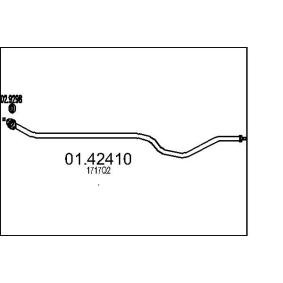 Abgasrohr 01.42410 von MTS günstig für 33,51 € online kaufen
