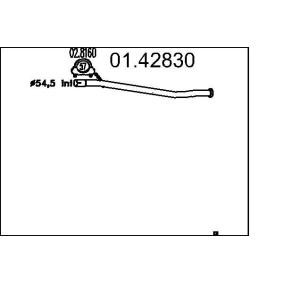 Abgasrohr 01.42830 von MTS günstig für 30,49 € online kaufen