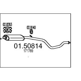 Compre Silenciador intermedio de MTS online para 306 Furgoneta/hatchback a precios moderados