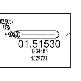 Compre Silenciador intermedio de MTS online para 3 Cabrio (E93) a precios moderados