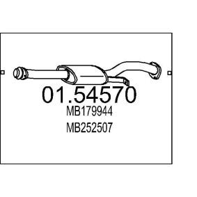 Mittelschalldämpfer 01.54570 HYUNDAI von MTS