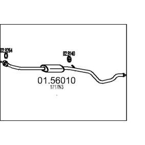 Compre Silenciador intermedio de MTS online para 306 Furgoneta/hatchback a precios moderados