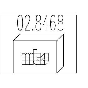 Montagesatz, Abgasanlage des Herstellers MTS - Originalware Artikelnummer: 02.8468