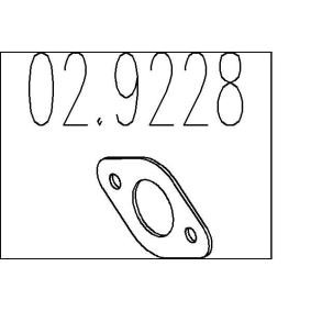 Dichtung, Abgasrohr 02.9228 von MTS günstig für 5,08 € online kaufen