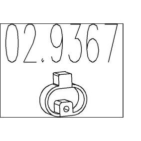 Achetez des Butée élastique, silencieux MTS 02.9367 à prix pour 21,03 €