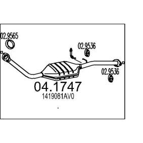 Katalysator 04.1747 von MTS günstig für 316,01 € online kaufen