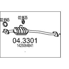 Katalysator 04.3301 von MTS günstig für 868,94 € online kaufen