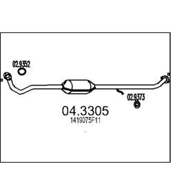 Katalysator 04.3305 von MTS günstig für 360,57 € online kaufen