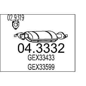 Katalysator 04.3332 von MTS günstig für 256,80 € online kaufen