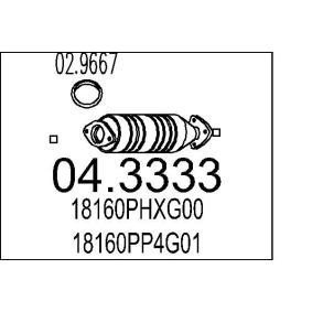 Katalysator 04.3333 von MTS günstig für 287,58 € online kaufen
