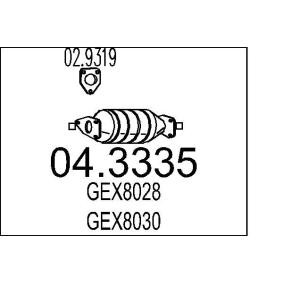 Katalysator 04.3335 von MTS günstig für 268,19 € online kaufen