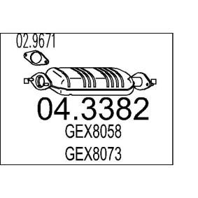 Katalysator 04.3382 von MTS günstig für 260,48 € online kaufen