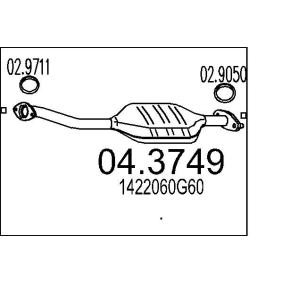 Katalysator 04.3749 von MTS günstig für 298,17 € online kaufen