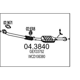 Katalysator 04.3840 von MTS günstig für 368,99 € online kaufen