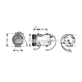Acquista Compressore aria condizionata da PRASCO AIAK179 a buon mercato per soli 429,43 €