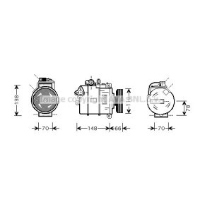 Acquista Compressore aria condizionata da PRASCO AIK226 a buon mercato per soli 743,93 €