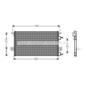 Achetez des Condenseur, climatisation PRASCO CR5037 à prix pour 178,09 €