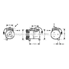 Klimakompressor DNK004 von PRASCO günstig für 415,04 € online kaufen