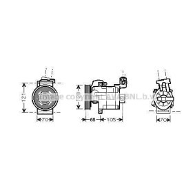Klimakompressor DNK306 von PRASCO günstig für 645,81 € online kaufen