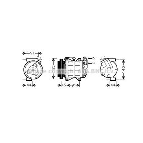 Klimakompressor DNK314 von PRASCO günstig für 529,85 € online kaufen