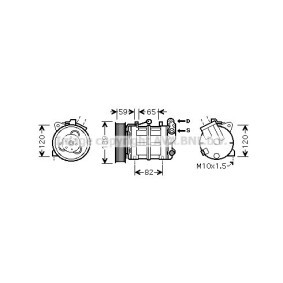 Klimakompressor DNK315 von PRASCO günstig für 530,58 € online kaufen