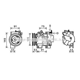 Klimakompressor DNK335 von PRASCO günstig für 848,83 € online kaufen