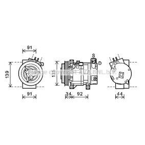 Klimakompressor DNK346 von PRASCO günstig für 590,94 € online kaufen