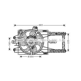 Kühlerlüfter FT7529 von PRASCO günstig für 140,89 € online kaufen