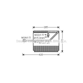 Acquista Evaporatore climatizzatore da PRASCO HDV265 a buon mercato per soli 161,33 €