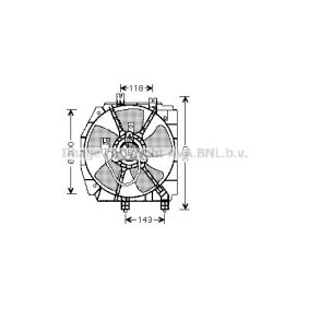 Kühlerlüfter MZ7523 von PRASCO günstig für 171,20 € online kaufen