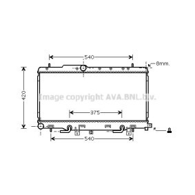 Kühler, Motorkühlung SU2056 von PRASCO günstig für 158,44 € online kaufen