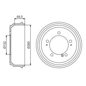 Comprar Tambor de freno de BOSCH 0 986 477 169 a bajo precio de 65,85 €