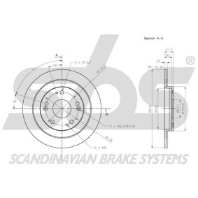 Bremsschlauch 1330853332 von sbs günstig für 7,73 € online kaufen