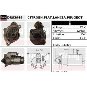 Köp Startmotor av DELCO REMY DRS3949 till det låga priset 4213,03 kr