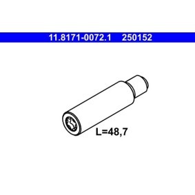 Führungsbolzen, Bremssattel 11.8171-0072.1 von ATE günstig für 12,56 € online kaufen