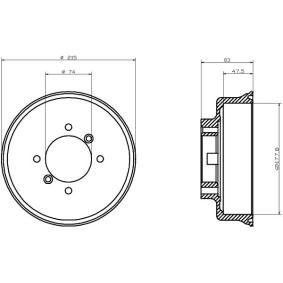 Achetez des Tambour de frein TEXTAR 94017200 à prix pour 62,69 €